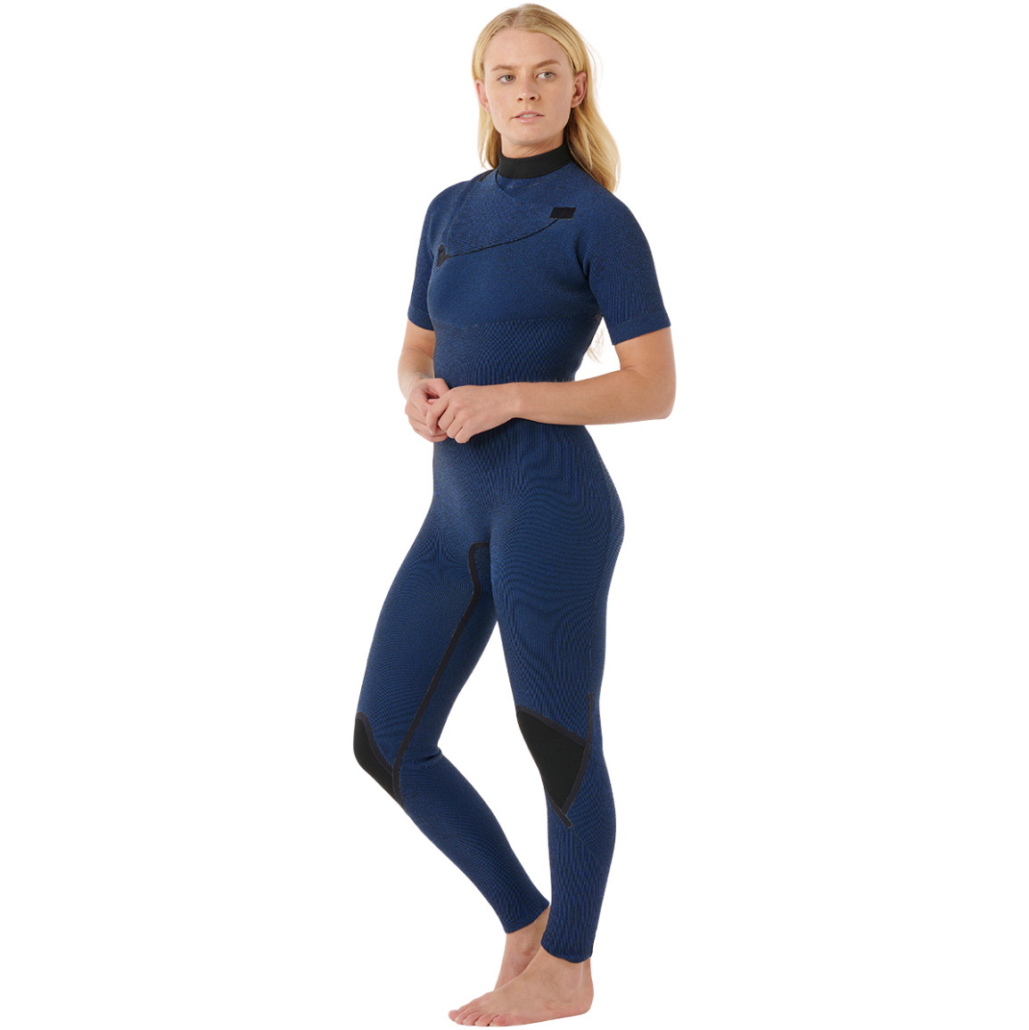 2026 Rip Curl Womens E-Bomb 2mm Zip Free Short Sleeve Wetsuit 16WWFS - Black